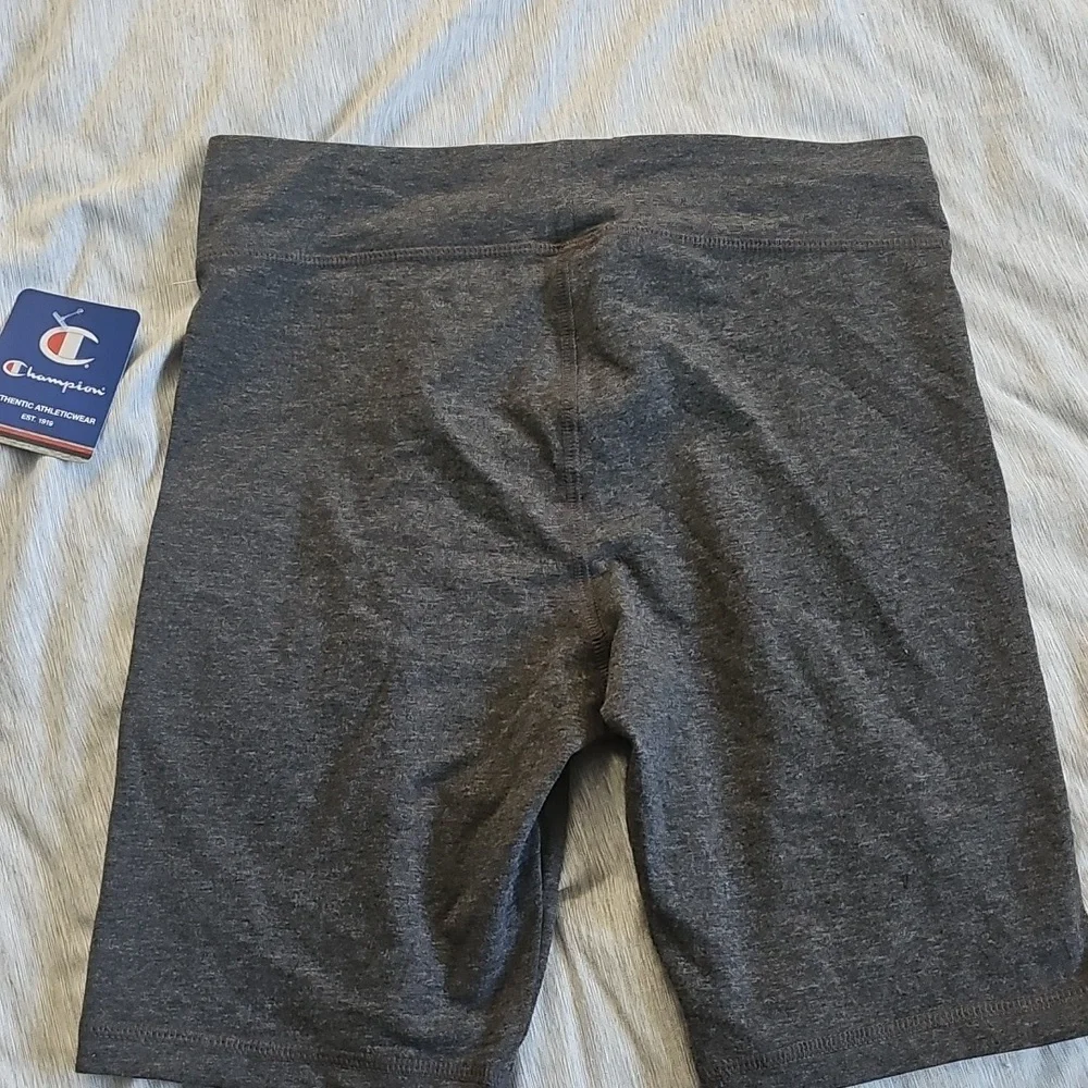 NWT Champion Dark Gray Biker Shorts (Girls)